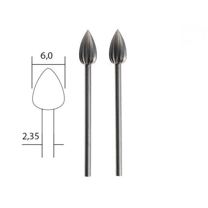 Glodalo od volfram-vanadij čelika 2 kom 28724 PROXXON