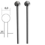 Glodalo od volfram-vanadij čelika 2 kom 28725 PROXXON
