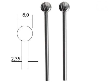Glodalo od volfram-vanadij čelika 2 kom 28725 PROXXON