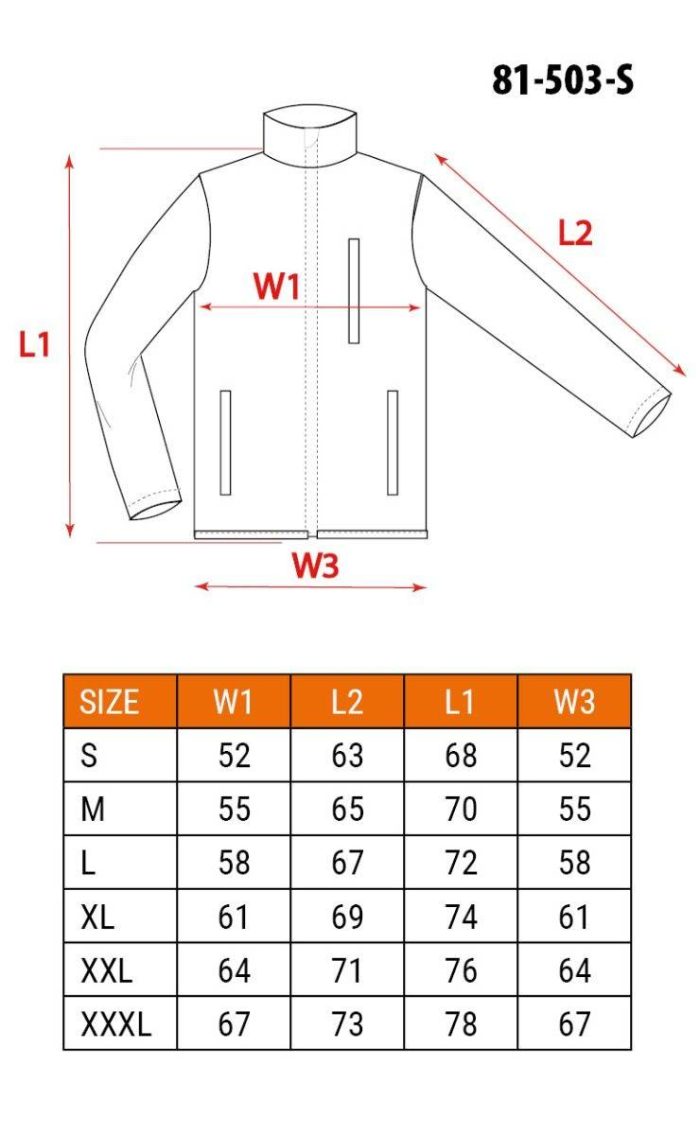 Jakna od flisa Grafit S-XXXL NEO 81-503 - Slika 7