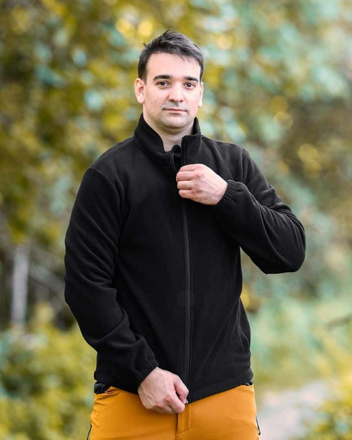 Jakna od flisa crna S-XXXL NEO 81-509 - Slika 7