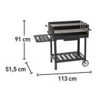 Jamestown roštilj na ugljen Ben sa stolićem - Slika 5