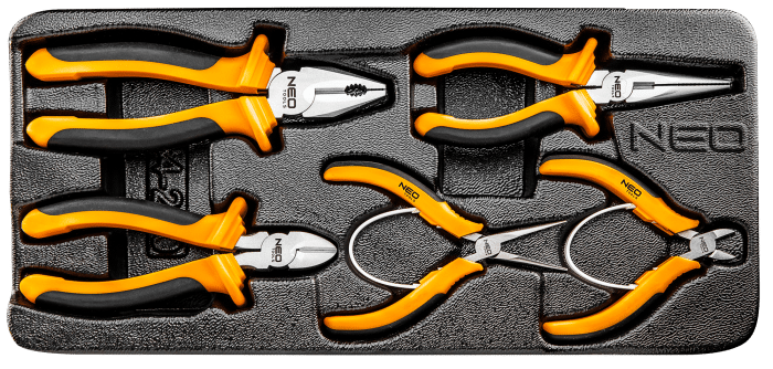 Kolica s alatom 6 ladica 126 kom NEO 84-223+G - Slika 2