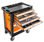 Kolica s alatom 6 ladica 126 kom NEO 84-223+G