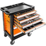 Kolica s alatom 6 ladica 126 kom NEO 84-223+G