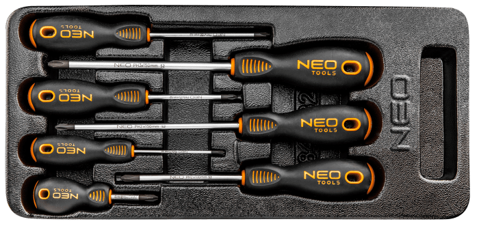 Kolica s alatom 6 ladica 126 kom NEO 84-223+G - Slika 4