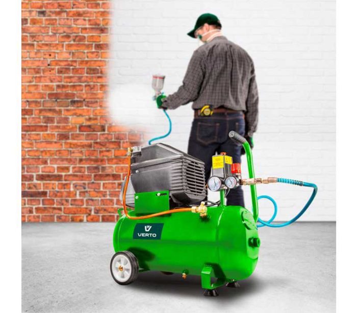 Kompresor 24 l VERTO 73K002 - Slika 2