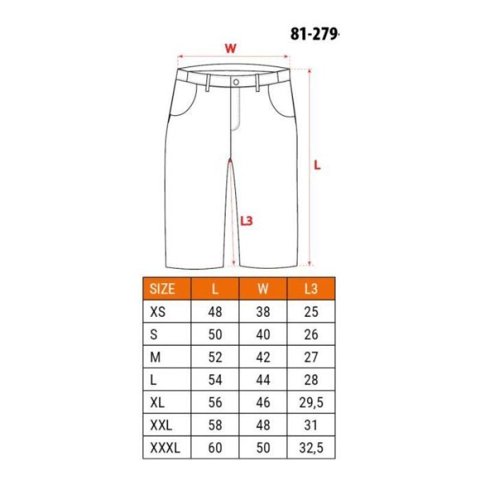 Kratke-hlace-denim-XS-XXXL-NEO-81-279-1 Kratke hlače denim XS-XXXL NEO 81-279 - Slika 2