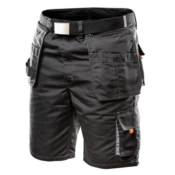 Kratke hlače s remenom i odvojivim džepovima S-XXL NEO 81-270 Kratke hlače s remenom i odvojivim džepovima S-XXL NEO 81-270