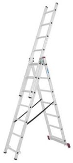 Krause trodijelne višenamjenske ljestve 6-10 gazišta CORDA - Slika 2