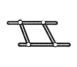 Kutno ravnalo 4 kraka NEO 72-350