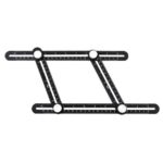 Kutno ravnalo 4 kraka NEO 72-350