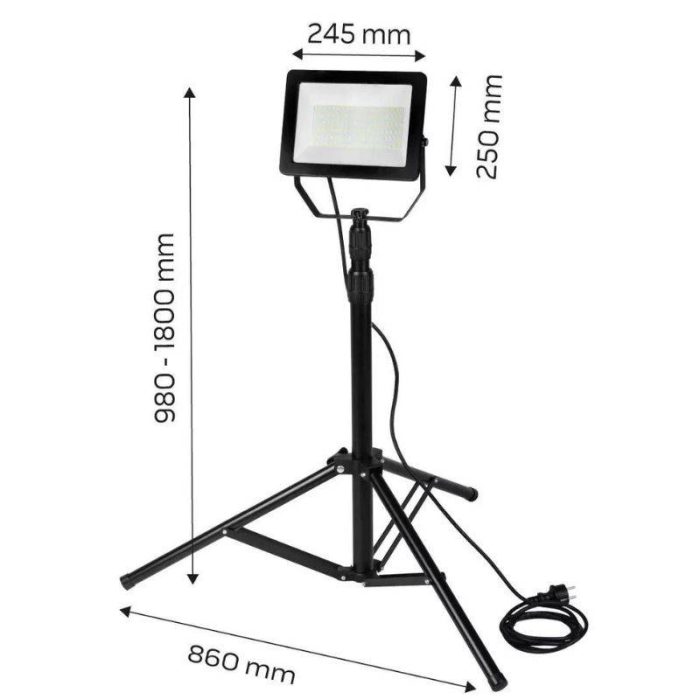 LED Reflektor s tripod stalkom 100 W 8500 Lm NEO 99-095 - Slika 5