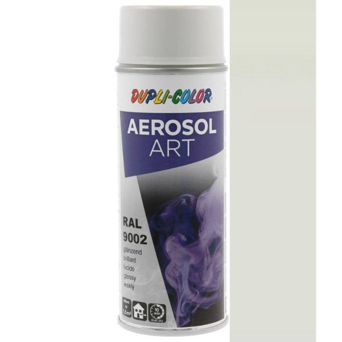 Lak sprej 400 ml AEROSOL ART DUPLI-COLOR - Ral 9002 - Bijelo siva (Sjaj)