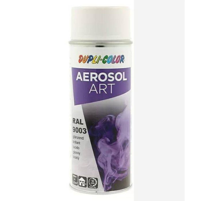 Lak sprej 400 ml AEROSOL ART DUPLI-COLOR - Ral 9003 - Signalna bijela (Sjaj)
