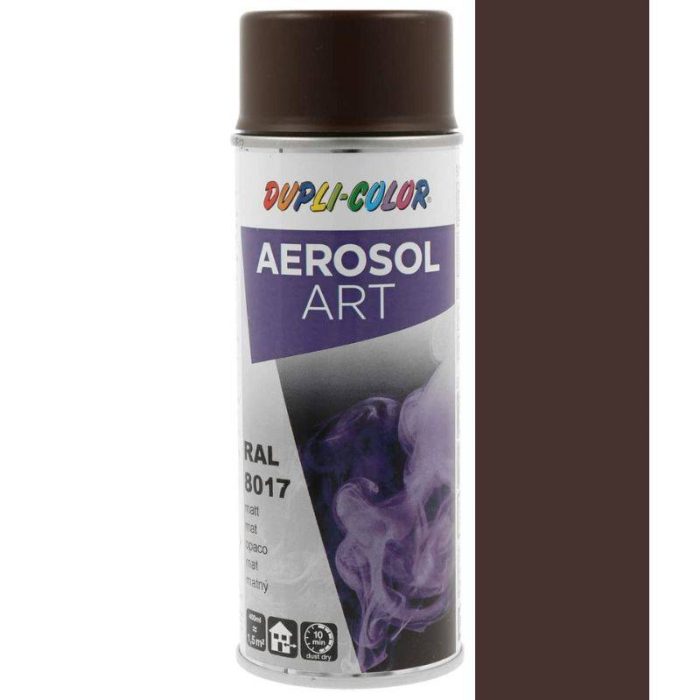 Lak sprej 400 ml AEROSOL ART DUPLI-COLOR - Ral 8017 - Čokoladno smeđa (Mat)