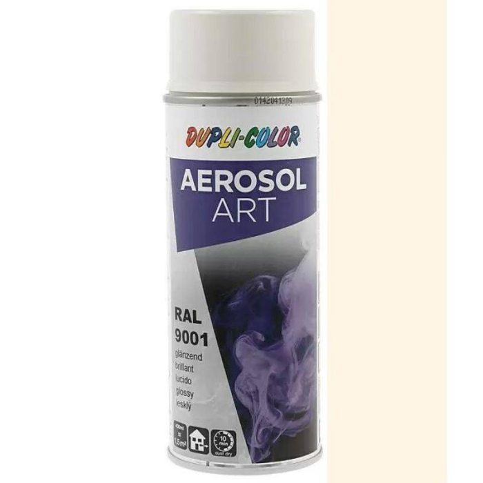 Lak sprej 400 ml AEROSOL ART DUPLI-COLOR - Ral 9001 - Krem bijela (Sjaj)