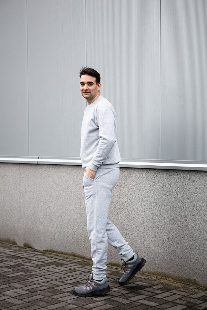 Majica-COMFORT-melanz-siva-S-XXXL-NEO-81-650-8 Majica COMFORT melanž siva S-XXXL NEO 81-650 - Slika 9