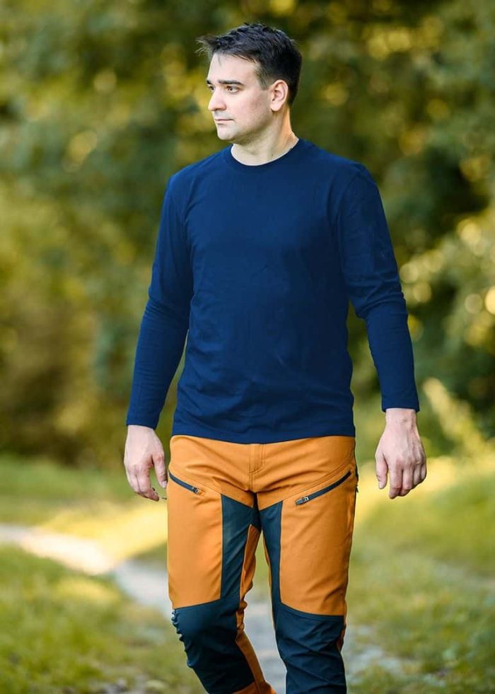 Majica dugih rukava, tamnoplava S-XXXL NEO 81-692 - Slika 7