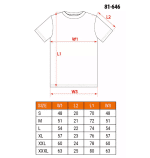 Majica kratkih rukava BIJELA S-XXXL NEO 81-646 - Slika 2