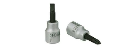 Nasadni izvijač ravni 3/8" 50 mm 4-8 mm 23591-23593 PROXXON