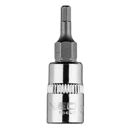 Nasadni ključ imbus H3-H8 1/4" 37 mm NEO 10-310-10-315