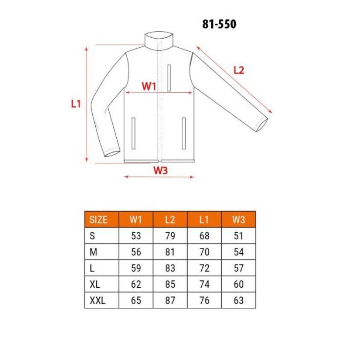 Nepropusna radna jakna S-XXL NEO 81-550 - Slika 2