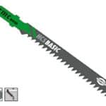 Nož za ubodnu pilu drvo 3.0 x 75 mm HAWERA T111C