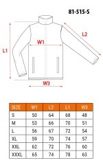 Outdoor jakna pique siva S-XXXL NEO 81-515 - Slika 3