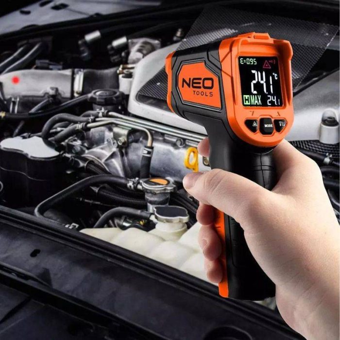 Pirometar mjerač temperature -50 °C - 880 °C NEO 75-276 - Slika 4