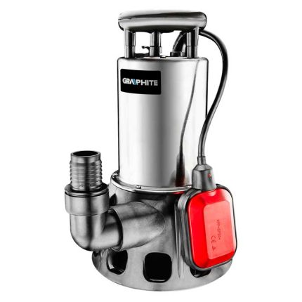Potopna pumpa za nečistu vodu 650 W GRAPHITE 59G446