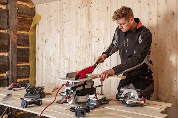 Preklopna stolna pila 1600 W GRAPHITE 59G801 - Slika 2