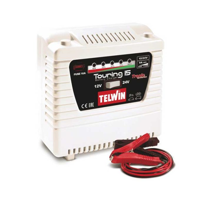 Punjač akumulatora 12V/24V TOURING 15 TELWIN Punjač akumulatora 12V/24V TOURING 15 TELWIN