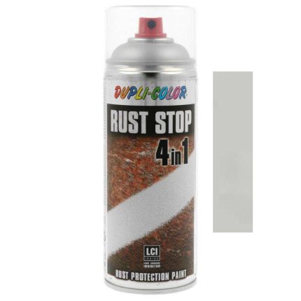 RUST STOP 4U1 sprej protiv hrđe 400 ml DUPLI-COLOR - RAL 9006 - Svijetli aluminij