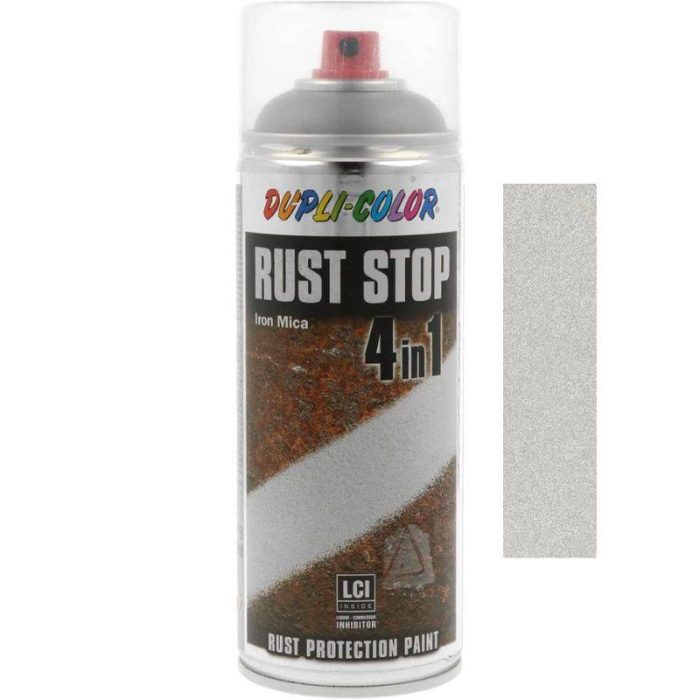 RUST STOP 4U1 strukturni sprej protiv hrđe 400 ml DUPLI-COLOR - Srebrna strukturna RUST STOP 4U1 strukturni sprej protiv hrđe 400 ml DUPLI-COLOR - Srebrna strukturna