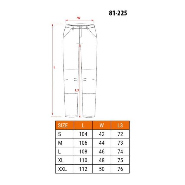 Radne hlače HD+ S-XXL 81-225 - Slika 2