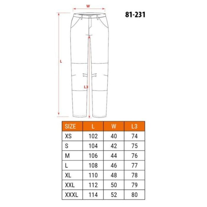 Radne-hlace-Premium-S-XXXL-NEO-81-231-1 Radne hlače Premium S-XXXL NEO 81-231 - Slika 2