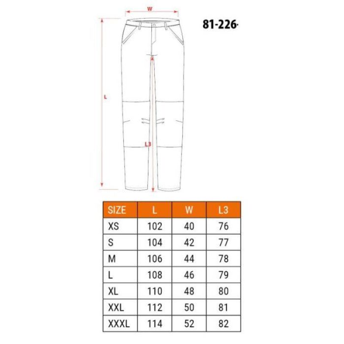 Radne-hlace-Premium-XS-XXXL-NEO-81-226-1 Radne hlače Premium XS-XXXL NEO 81-226 - Slika 2