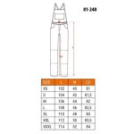Radne hlače s naramenicama HD Slim S-XXXL NEO 81-248 - Slika 2