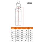 Radne hlače s naramenicama S-XXL NEO 81-240 - Slika 2