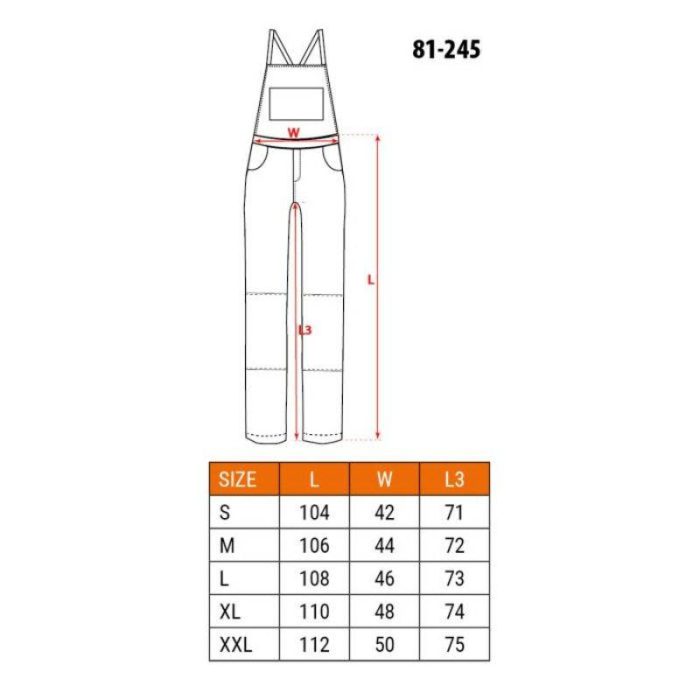 Radno odijelo HD+ S-XXL NEO 81-245 - Slika 2
