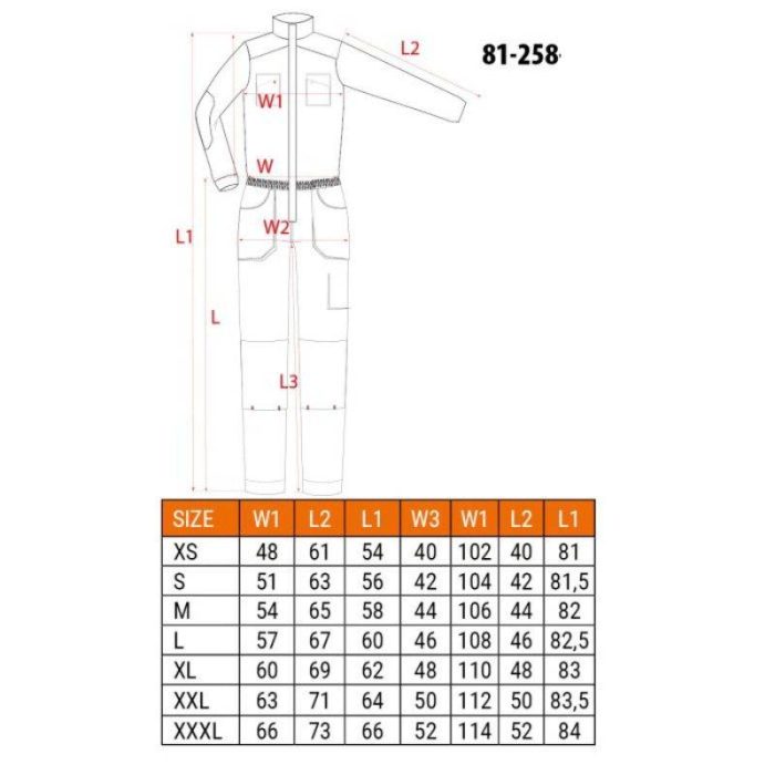 Radno odijelo HD Slim S-XXXL NEO 81-258 - Slika 2