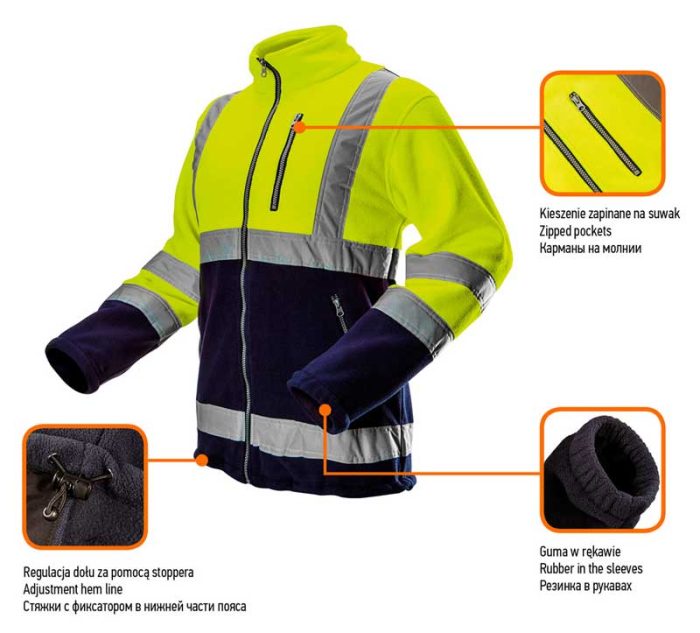 Reflektirajuća zimska jakna S-XXL NEO 81-740/81-741 - Slika 3