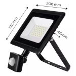 Reflektor sa senzorom pokreta 30 W 2400 Lm NEO 99-049 - Slika 4