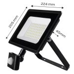 Reflektor sa senzorom pokreta 50 W 4000 Lm NEO 99-050 - Slika 4