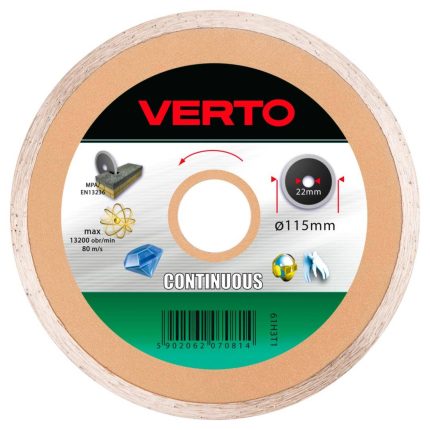 Rezna dijamantna ploča 115 mm VERTO 61H3T1