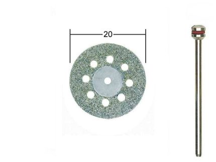 Rezna dijamantna ploča s rupama 20 mm 28844 PROXXON
