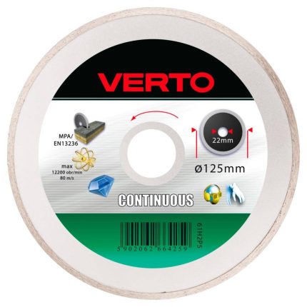 Rezna dijamantna ploča za keramiku 125 mm VERTO 61H2P5
