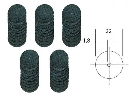 Rezna ploča od aluminija 50 kom 28809 PROXXON