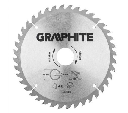 Rezna ploča za drvo 130-450 mm GRAPHITE 55H600-55H609